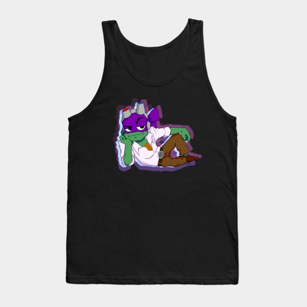 "Its called High Fashion" Donnie Tank Top by Beansprout Doodles